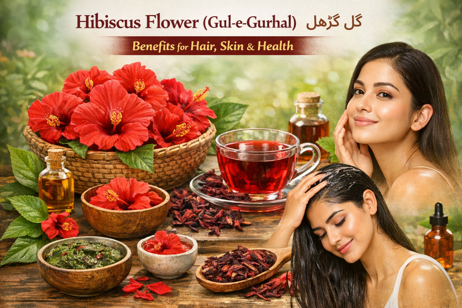 Hibiscus Flower (Gul-e-Gurhal) Benefits