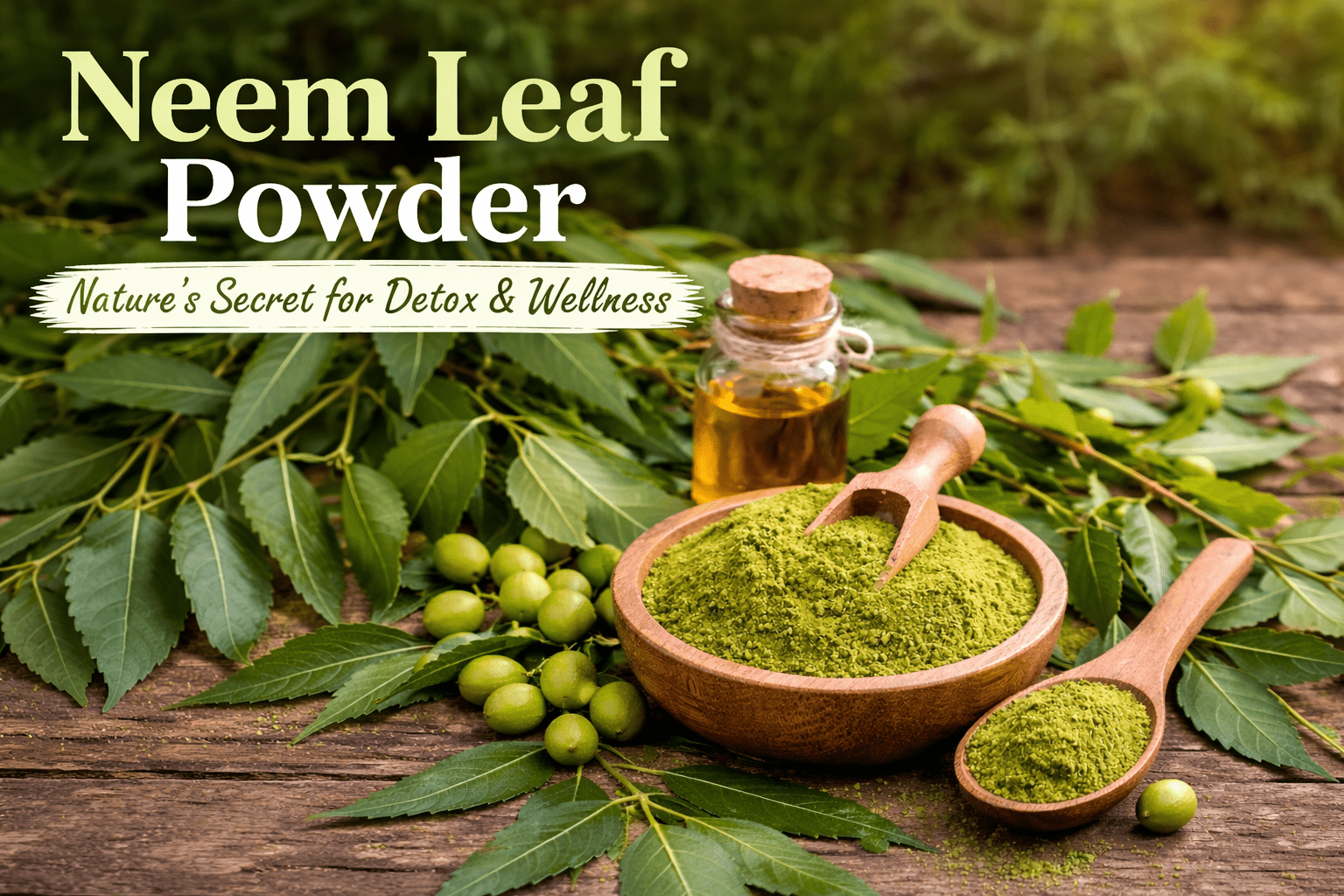 Neem leaf powder