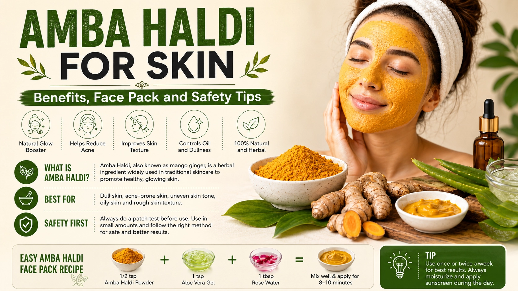 amba haldi for skin